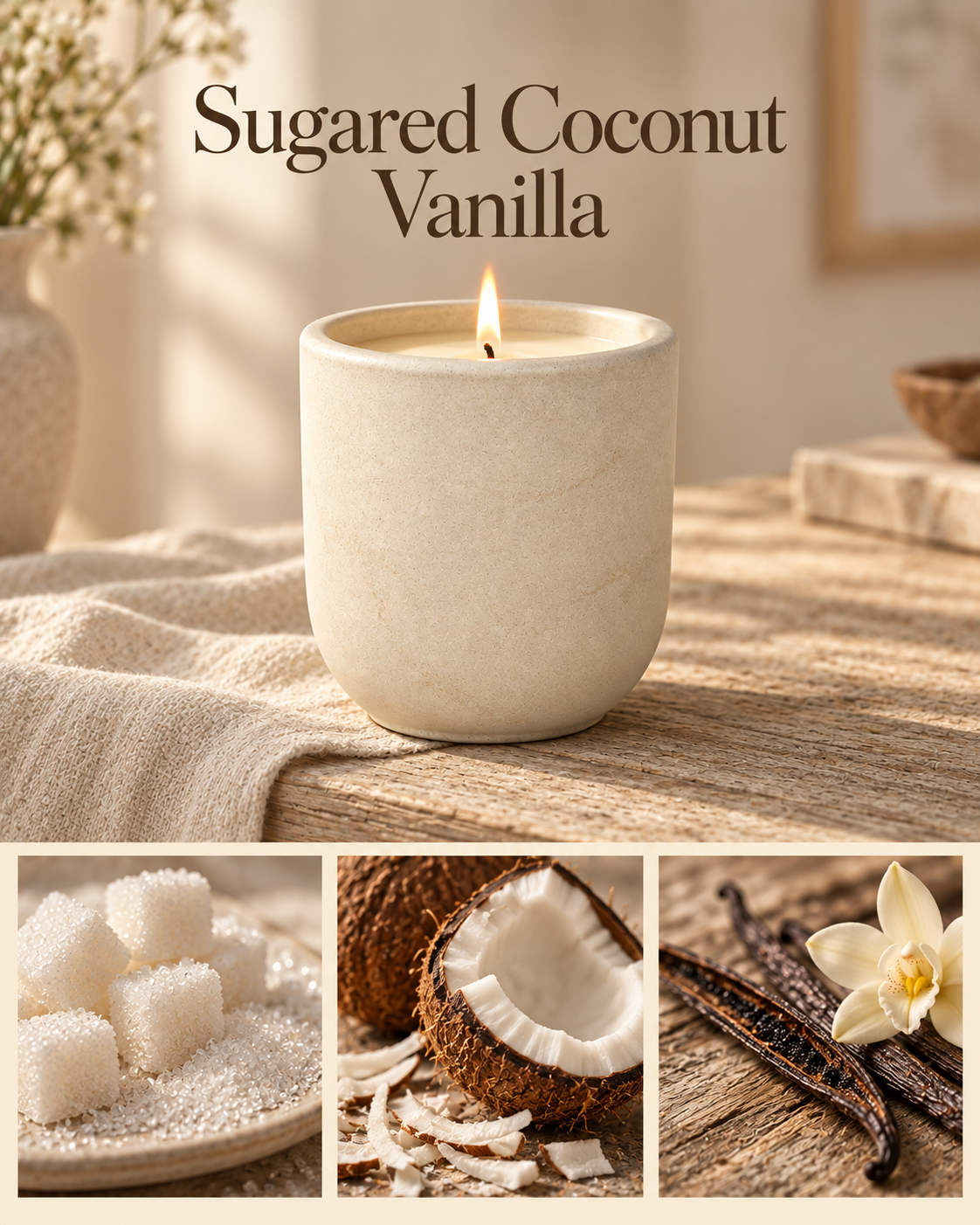 Sugared Vanilla Coconut