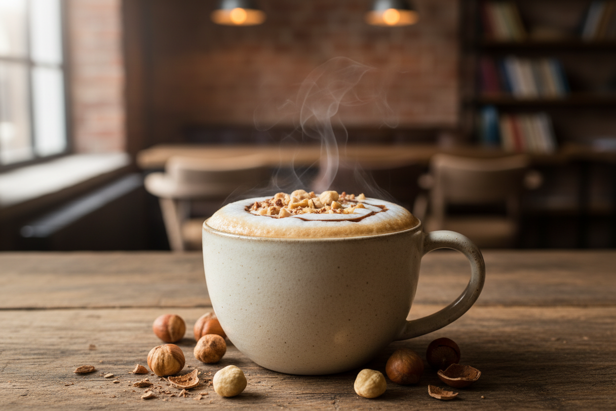 Hazelnut Latte Coffee